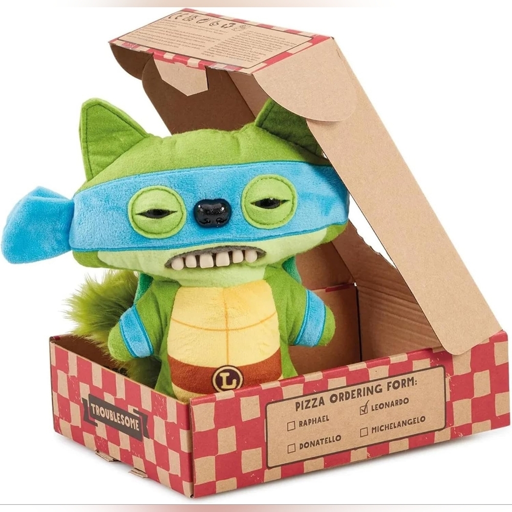 Fuggler toymonster Funny Ugly Monster Ninja Turtle Special  Nickelodeon Leonardo